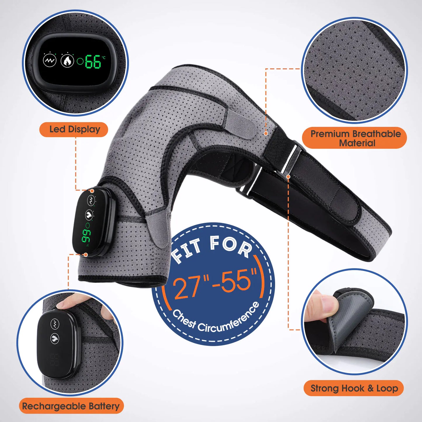 Shoulder Massager Wrap with Heat