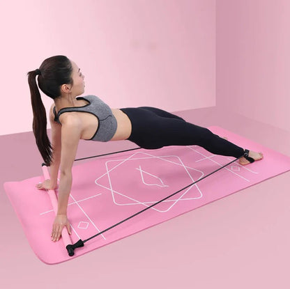 Portable Pilates Bar and Resistance Band Set